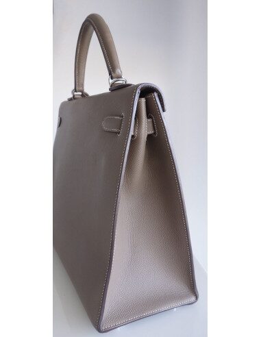 Sac Hermes Kelly 35 étoupe
