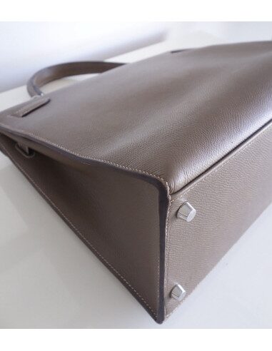 Sac Hermes Kelly 35 étoupe