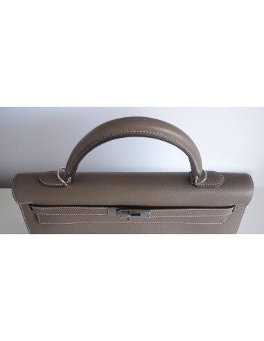 Sac Hermes Kelly 35 étoupe