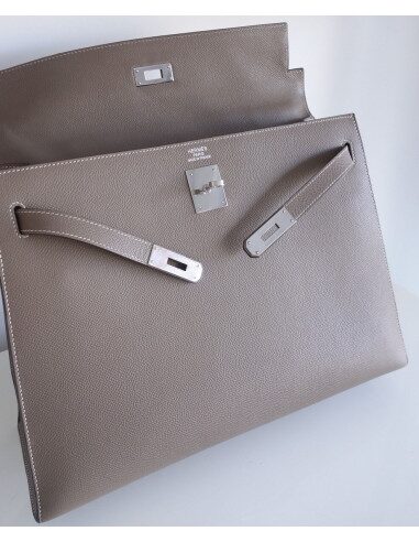 Sac Hermes Kelly 35 étoupe