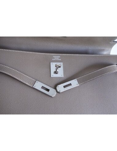 Sac Hermes Kelly 35 étoupe