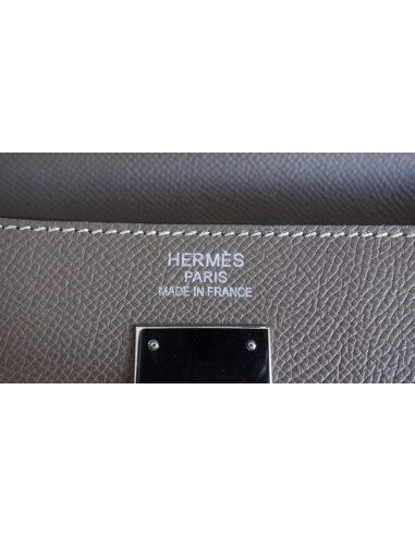 Sac Hermes Kelly 35 étoupe