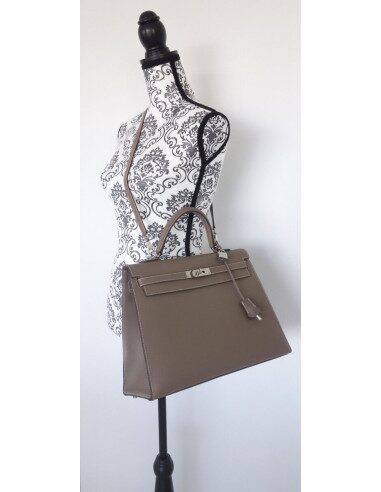 Sac Hermes Kelly 35 étoupe