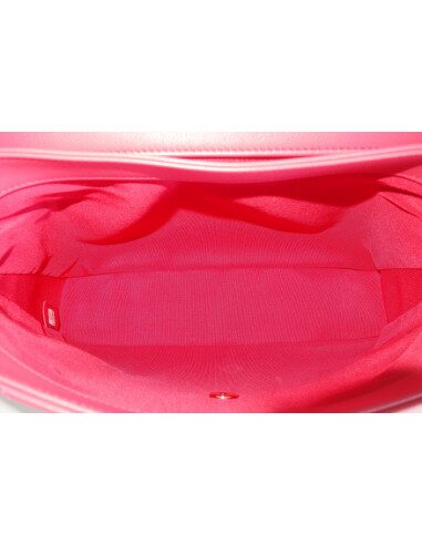 Sac Chanel à rabat rose