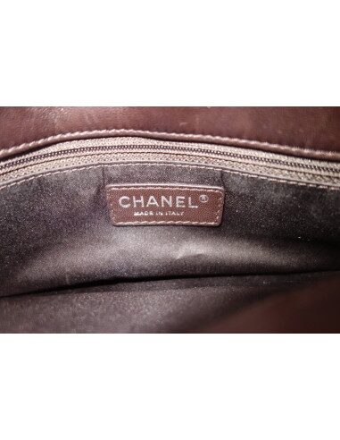 Sac Chanel Classique cuir chocolat