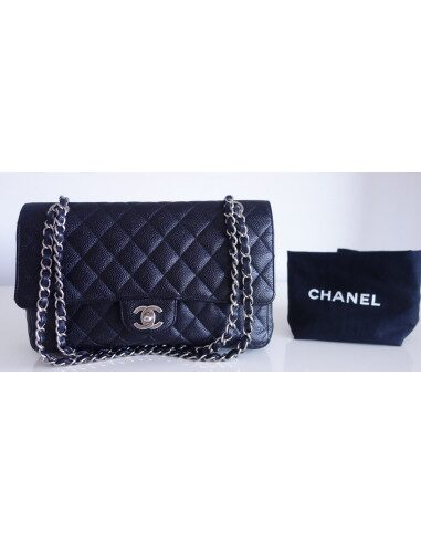 Sac Chanel Classique médium caviar
