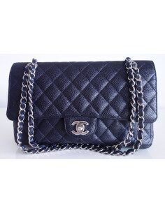 Sac Chanel Classique médium caviar