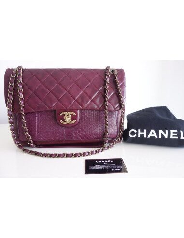 Sac Chanel cuir/python
