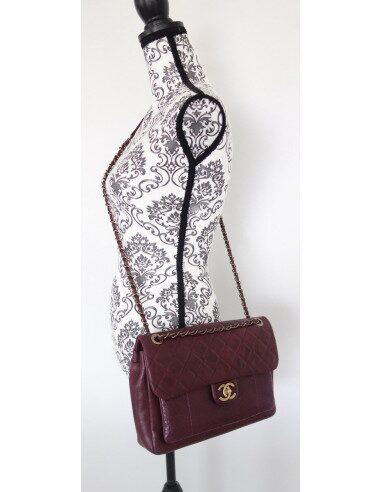 Sac Chanel cuir/python