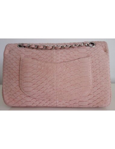 Sac Chanel Classique python rose
