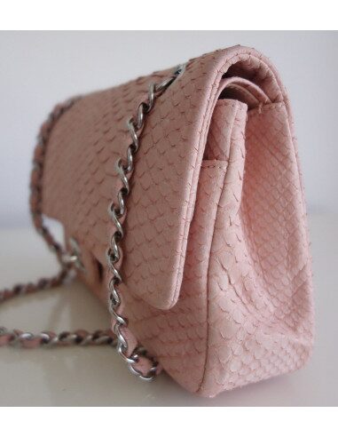 Sac Chanel Classique python rose