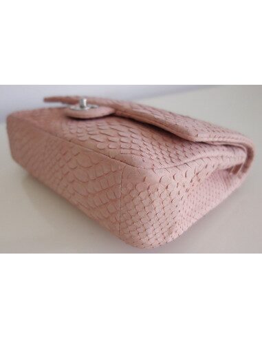 Sac Chanel Classique python rose