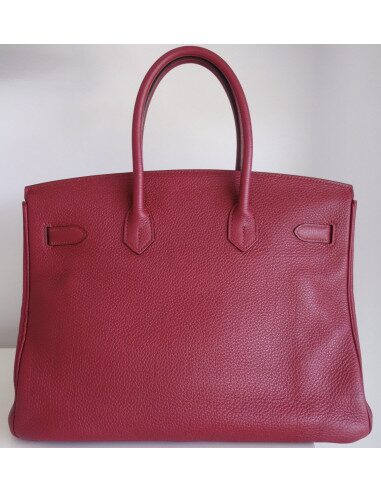 Sac Hermes Birkin 35 framboise