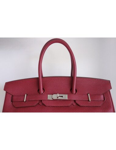Sac Hermes Birkin 35 framboise