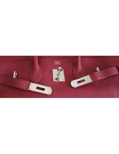 Sac Hermes Birkin 35 framboise