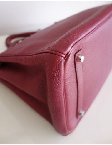 Sac Hermes Birkin 35 framboise