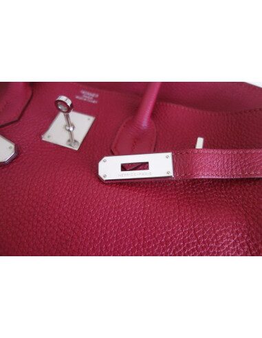 Sac Hermes Birkin 35 framboise