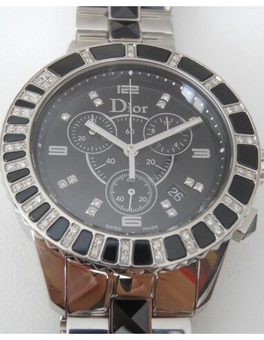 MONTRE DIOR CHRISTAL CHRONO DIAMANTS 