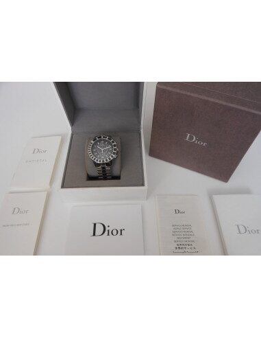 MONTRE DIOR CHRISTAL CHRONO DIAMANTS 