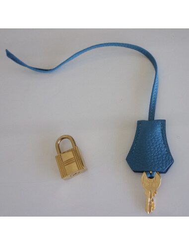 Sac Hermes Birkin 35 bleu