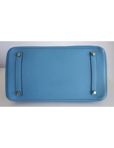 Sac Hermes Birkin 35 bleu