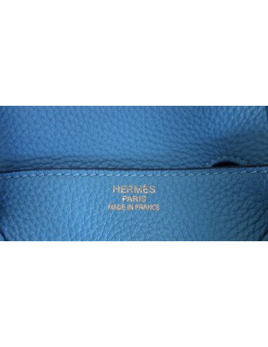 Sac Hermes Birkin 35 bleu