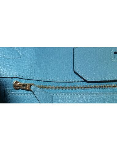 Sac Hermes Birkin 35 bleu