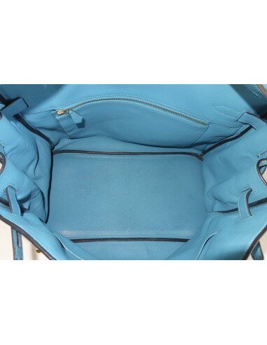 Sac Hermes Birkin 35 bleu