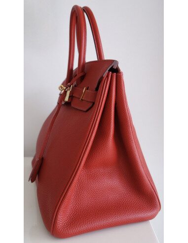 Sac Hermes Birkin 35 rouge
