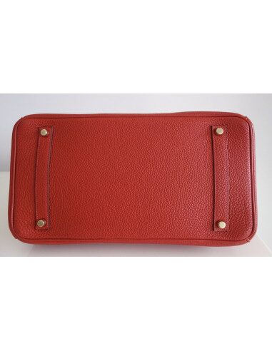 Sac Hermes Birkin 35 rouge