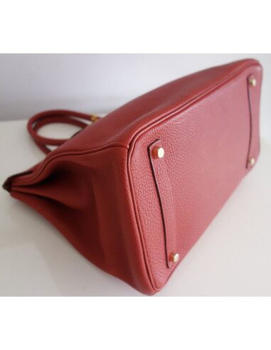Sac Hermes Birkin 35 rouge