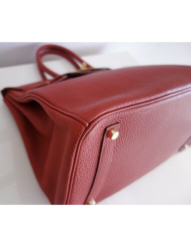 Sac Hermes Birkin 35 rouge