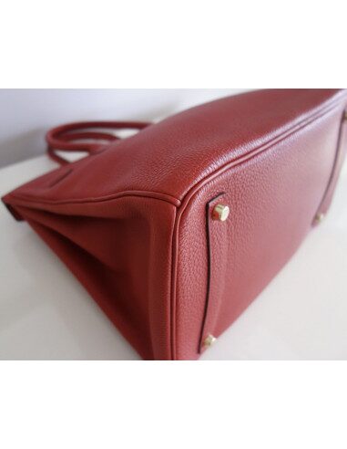 Sac Hermes Birkin 35 rouge