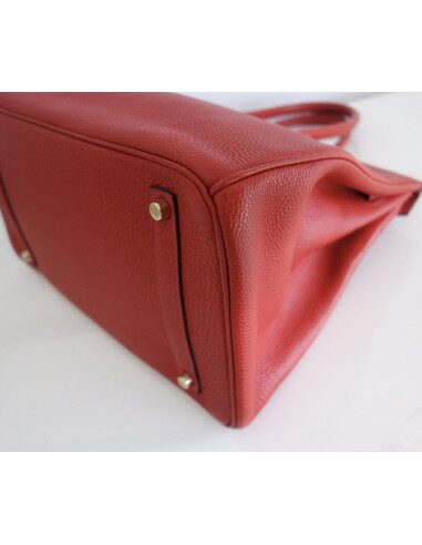 Sac Hermes Birkin 35 rouge