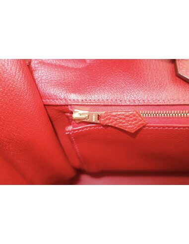 Sac Hermes Birkin 35 rouge