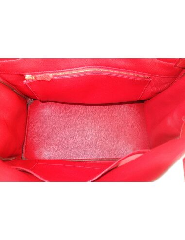 Sac Hermes Birkin 35 rouge