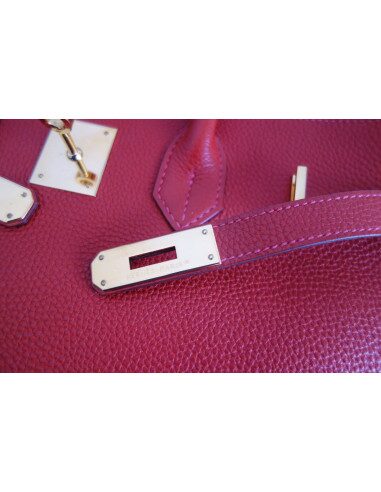 Sac Hermes Birkin 35 rouge