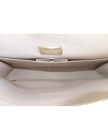 Sac Chanel Classique python beige