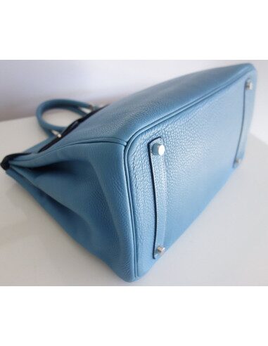 Sac Hermes Birkin 35 bleu