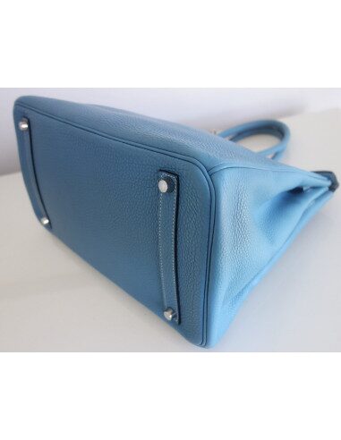 Sac Hermes Birkin 35 bleu