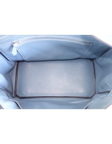 Sac Hermes Birkin 35 bleu
