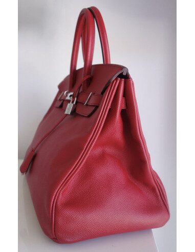 Sac Hermes Birkin 35 rouge