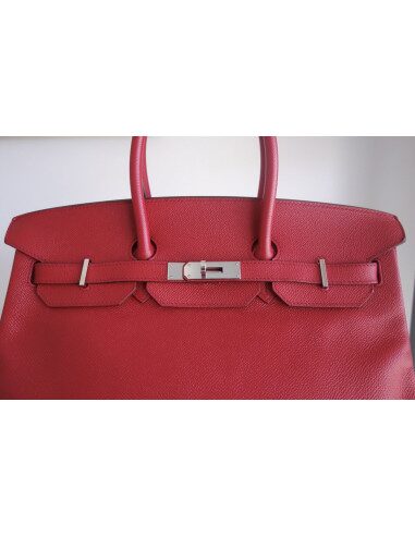 Sac Hermes Birkin 35 rouge