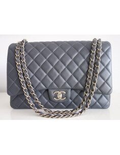 Sac Chanel Classique gris 2