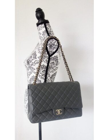Sac Chanel Classique gris