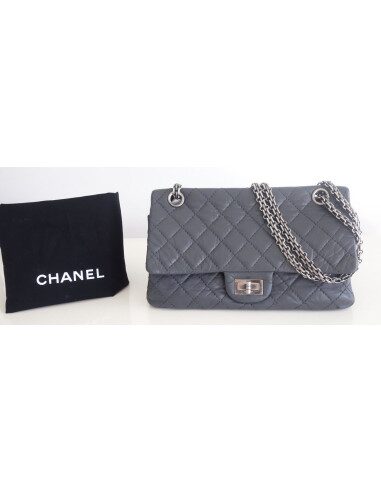 Sac Chanel 2.55 gris