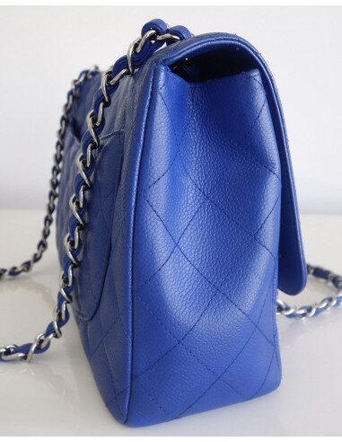 Sac Chanel Classique bleu électrique