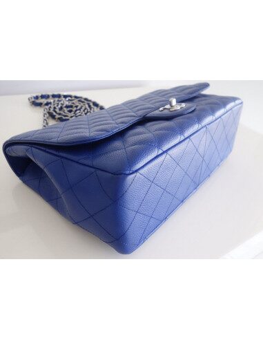 Sac Chanel Classique bleu électrique