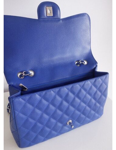 Sac Chanel Classique bleu électrique