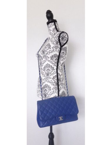 Sac Chanel Classique bleu électrique